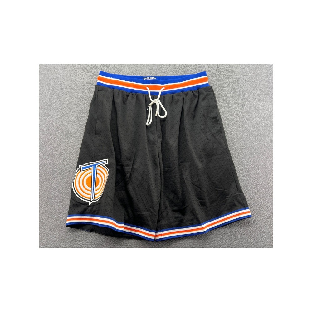 Space Jam Tune Squad Basketball Shorts Mens Black Mesh Tune Squad T Logo XL